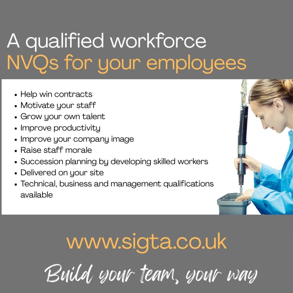 NVQs for existing staff 1