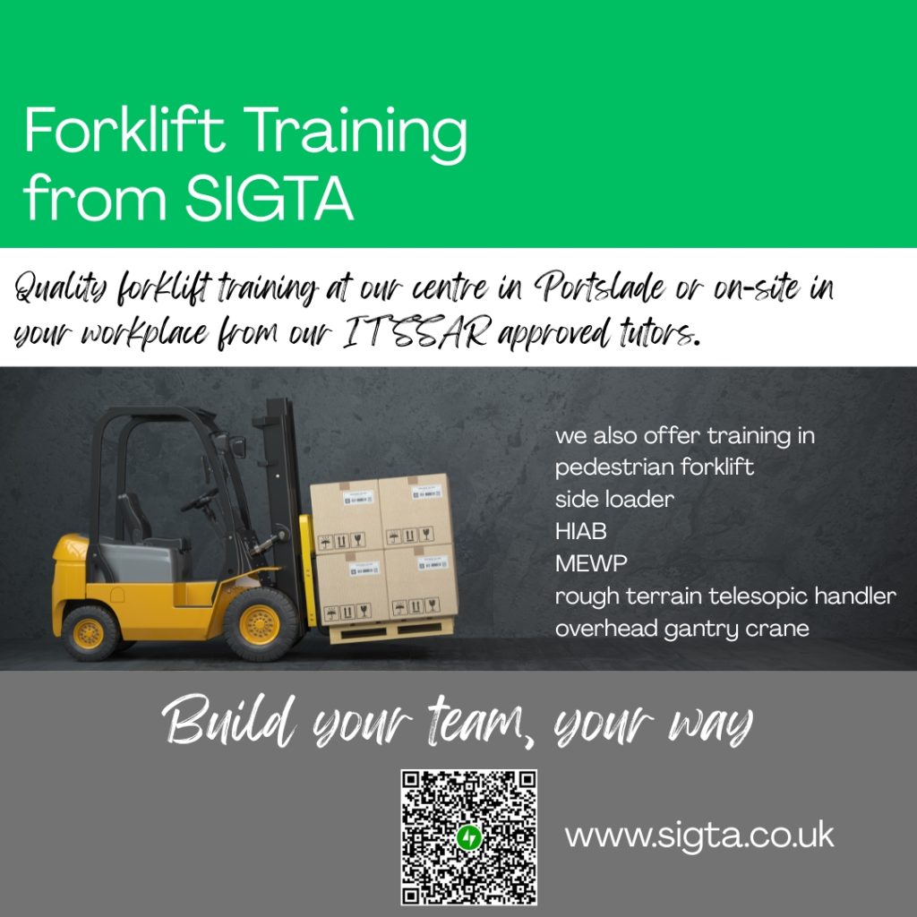 Forklift training for operators 1